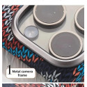 Original Luxo Life Premium MagSafe Reflective Carbon Textured Case For iPhone