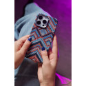 Original Luxo Life Premium MagSafe Reflective Carbon Textured Case For iPhone