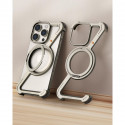OATSBASF 360° Rotation Kickstand Aluminum Metal Frameless Bumper Z Case