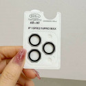 Octagonal Metal Aluminum Alloy Tempered Glass Camera Lens Protector for iPhone