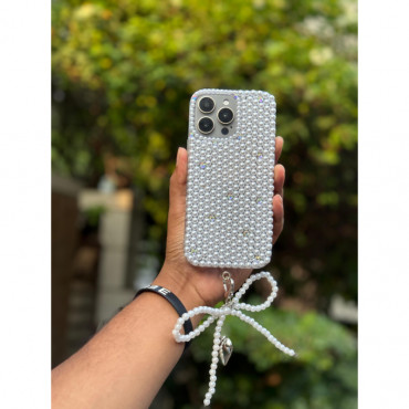 Luxury White Pearl Case For iPhone