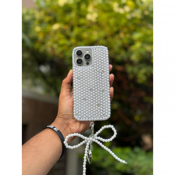 Luxury White Pearl Case For iPhone