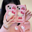 3D Cartoon Sanrio Hello Kitty Silica gel Soft Phone Case For iPhone