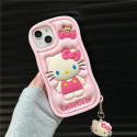 3D Cartoon Sanrio Hello Kitty Silica gel Soft Phone Case For iPhone
