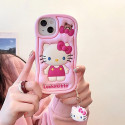 3D Cartoon Sanrio Hello Kitty Silica gel Soft Phone Case For iPhone