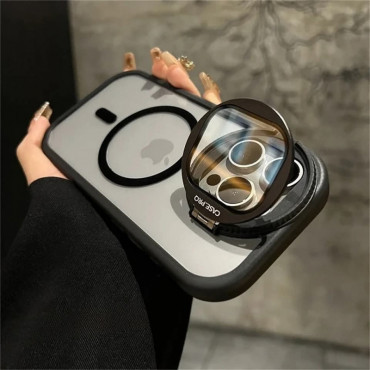 Camera Lens Protection Flip Bracket Stand For Magsafe Magnetic Case for iPhone