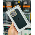 Supreme Leather Texture Defense Case For iPhone