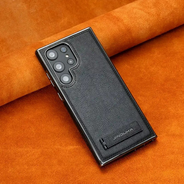 JINDUKA PU Leather Samsung Case