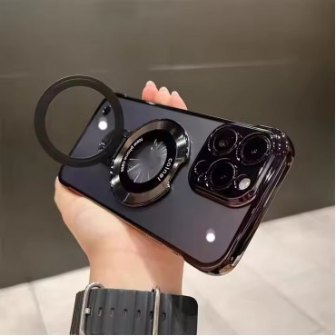 Luxury Colnel Frameless 2 Cut Magsafe Case With Stand