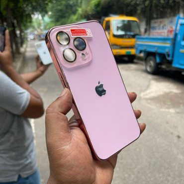 Dikex Pink Edition Attached Camera Lens Protection Case For iPhone