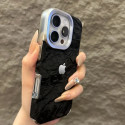 Silky Snowy Mountain Leather Case For iPhone