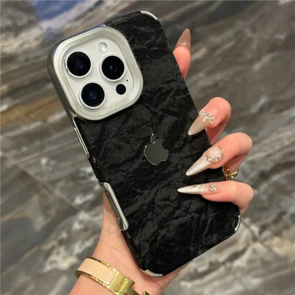 Silky Snowy Mountain Leather Case For iPhone