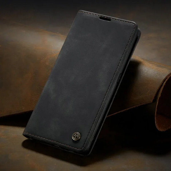 Soft Vegan Leather Flip Cover For iPhone
