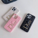 Luxury Dior Print Puffer Case For iPhone 