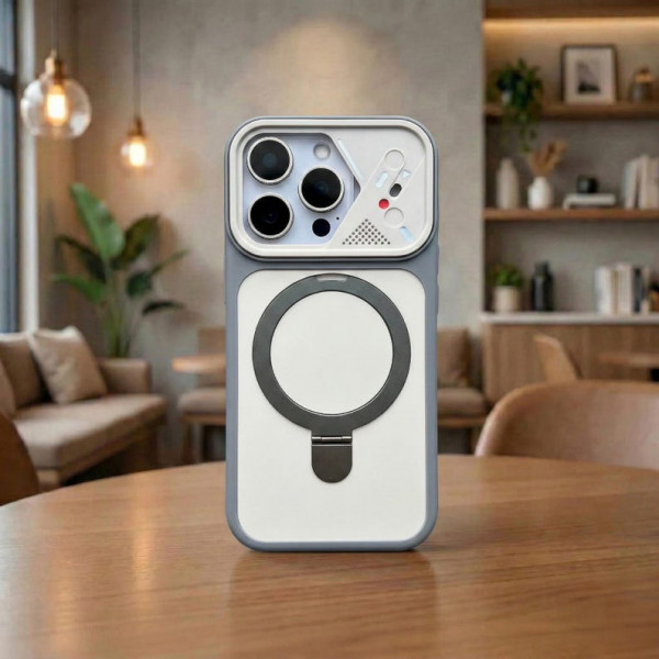 Creative Skin Feel Magnetic Ring Holder Stand Phone Case for iPhone
