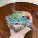 Luxury Butterfly Oil Painting with Lens Protection Holder Shockproof Bumper Cover