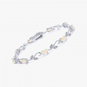  White Diamond Tennis Bracelet For Women