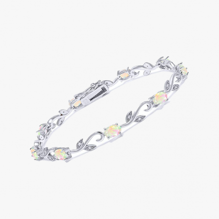  White Diamond Tennis Bracelet For Women