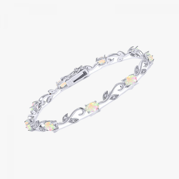  White Diamond Tennis Bracelet For Women