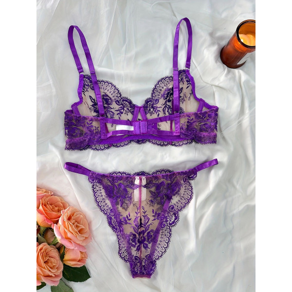 Transparent Bra and Panty Set