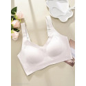 Fallsweet Plus Size Push Up Bra for Women Seamless Wireless Bralette Soft Breathable Comfortable Everyday Sports Lingerie 32-46