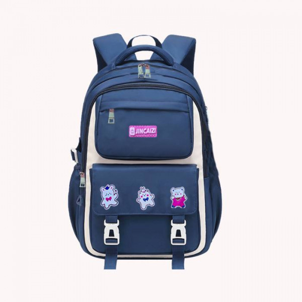 Waterproof School Book Bag (Blue)