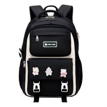 Waterproof School Book Bag (black)
