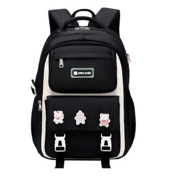 Waterproof School Book Bag (black)