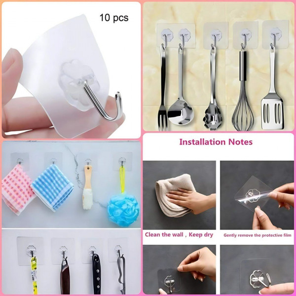 10 pcs  Wall Hook Hanger