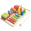 3 In 1 Wooden Column Set Toy