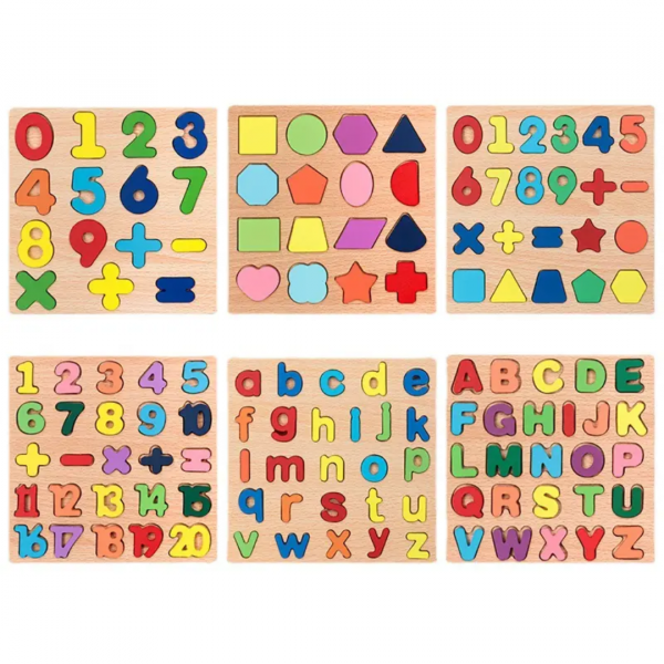 Abc 123 puzzel
