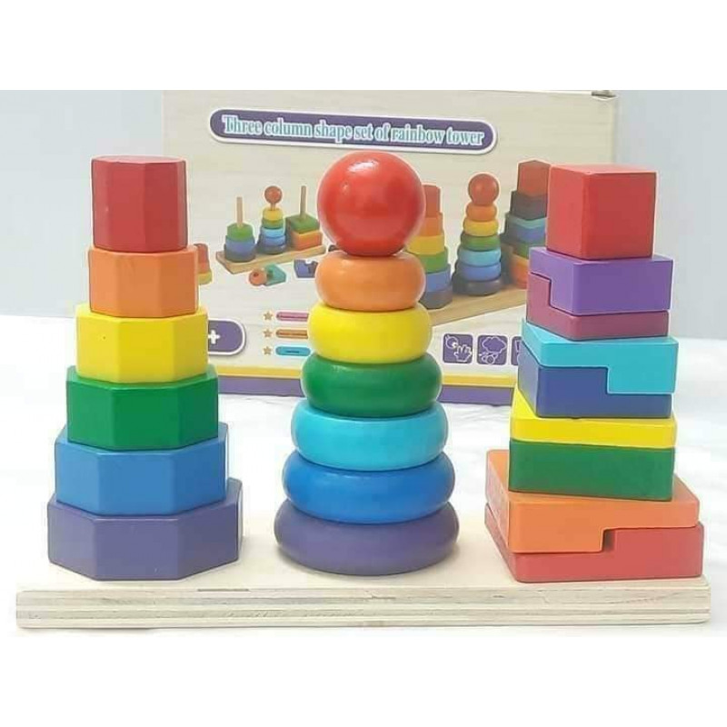 Three column tower 