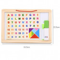 Double sided white board black board