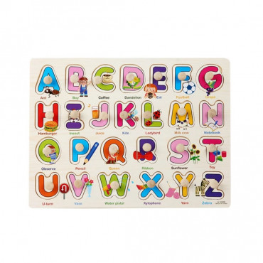 Wooden Abc puzzel...
