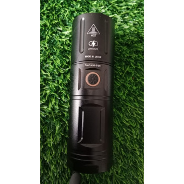 Full Metal Jamboo Power Rechargable Torch Light With Power Bank