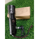 Full Metal Jamboo Power Rechargable Torch Light With Power Bank