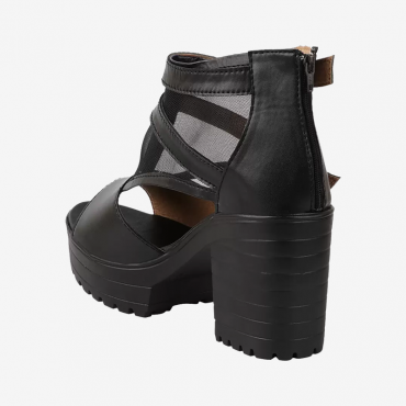 Women Black Heels Sa...