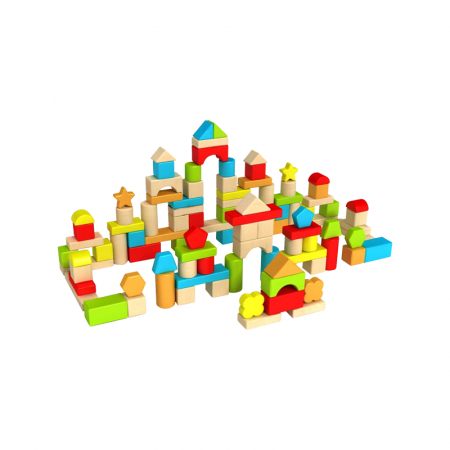 100 Piece Wooden Blo...