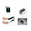 Finger Pulse Oximeter, Blood Oxygen Monitor with Heart Rate Monitor