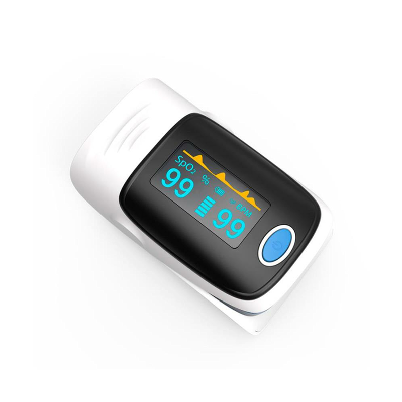 Finger Pulse Oximeter, Blood Oxygen Monitor with Heart Rate Monitor