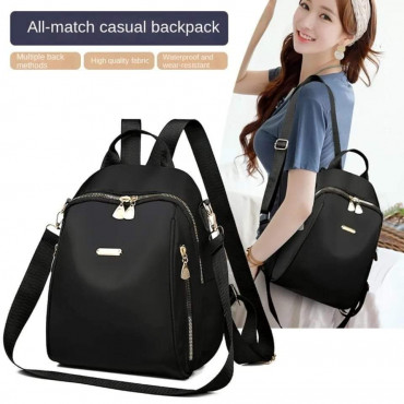 NEW WOMEN STYLISH BACK PACK  BAG ( BLACK )
