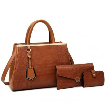CHINA 3 PIS CROCODILE BAG