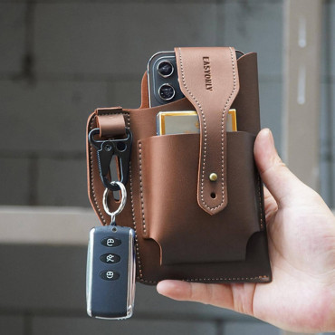 MEN BELT BAG ( MERROUN ) ( ORIGINAL )