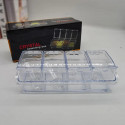 Clear Seasoning Rack Spice Pots