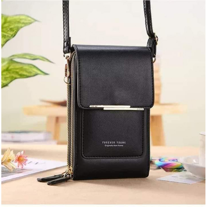 Mobile Phone & Money Purse(Black)