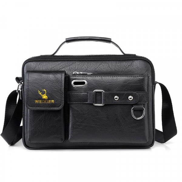 Men & Women Shoulder Bag (Black)