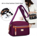 Nylon Fashion Cross-body Bag Lightweight Portable Shoulder Bag (Green)