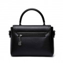 Luxury Designer Fashion High Quality Leather Kangaroo Handbag(Black)