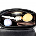 Luxury Designer Fashion High Quality Leather Kangaroo Handbag(Black)