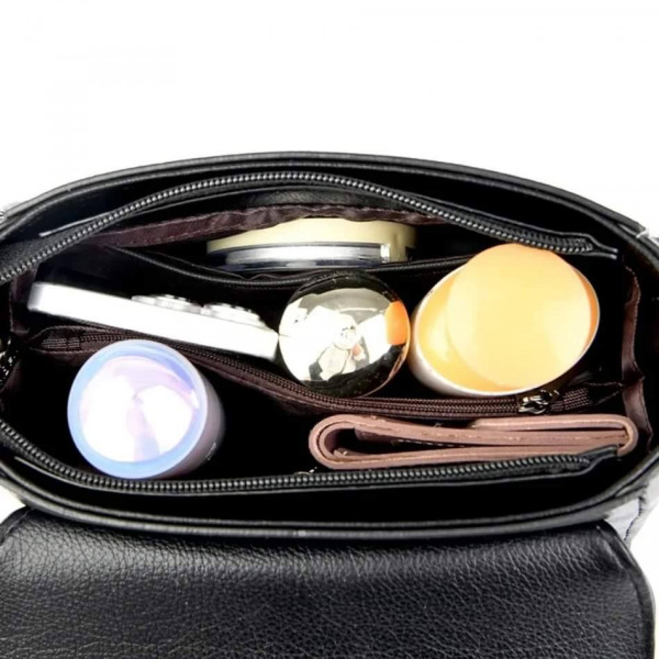 Luxury Designer Fashion High Quality Leather Kangaroo Handbag(Off-white)